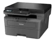Grå Brother DCP-L2620DW monokrom laserprinter med flatbedscanner på toppen