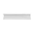 Cablio kabelbakke CAB-001W i hvid stål, 60 cm lang, set forfra