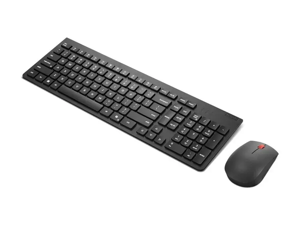 Lenovo Essential Wireless Combo Gen 2 tastatur med numerisk tastatur og mus i sort